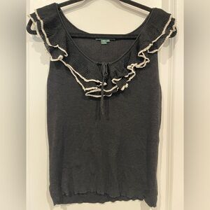 Ralph Lauren Black 100% Silk blouse